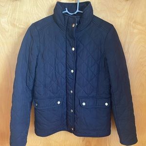 Womens Black JCREW coat